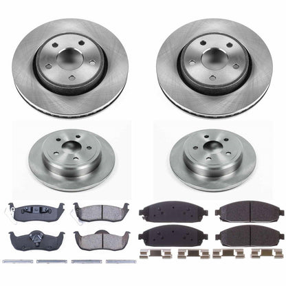 PowerStop 06-10 Jeep Commander Front & Rear Autospecialty Brake Kit (KOE2220)