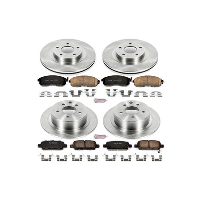 PowerStop 02-06 Nissan Altima Front & Rear Autospecialty Brake Kit (KOE2283)