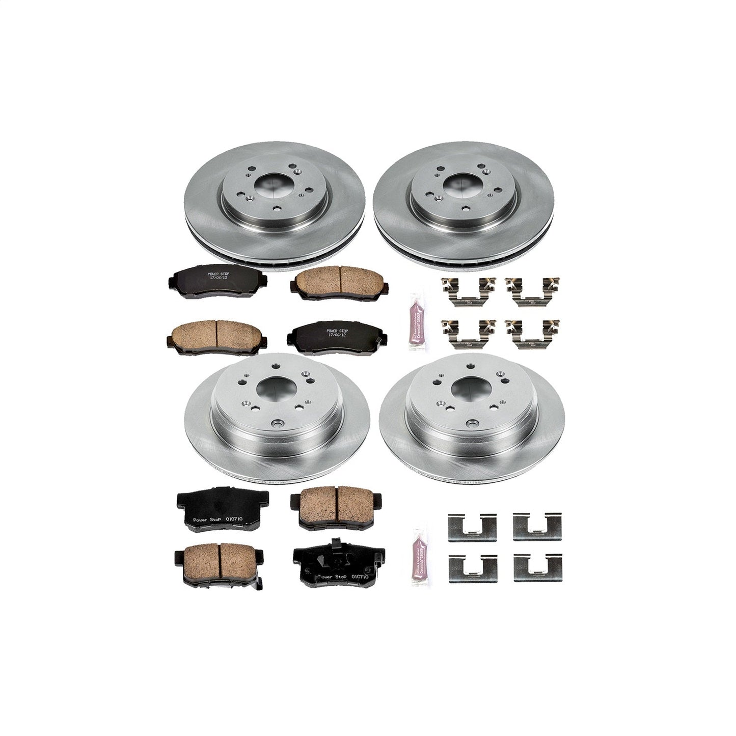 PowerStop 10-12 Acura RDX Front & Rear Autospecialty Brake Kit (KOE229)