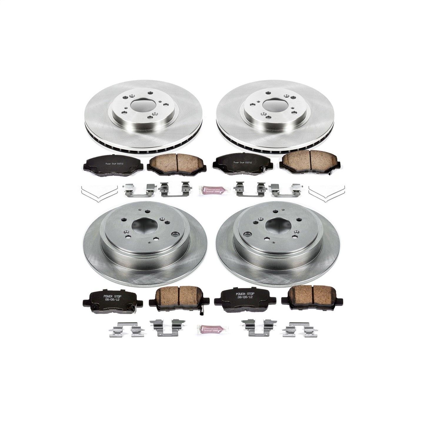 PowerStop 03-08 Honda Pilot Front & Rear Autospecialty Brake Kit (KOE2303)