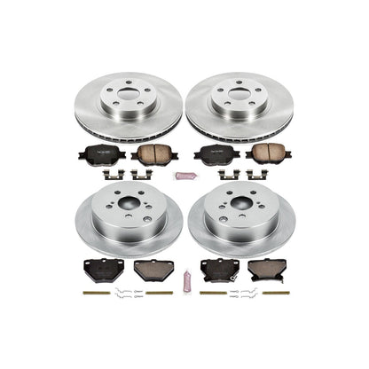 PowerStop 00-05 Toyota Celica Front & Rear Autospecialty Brake Kit (KOE2314)