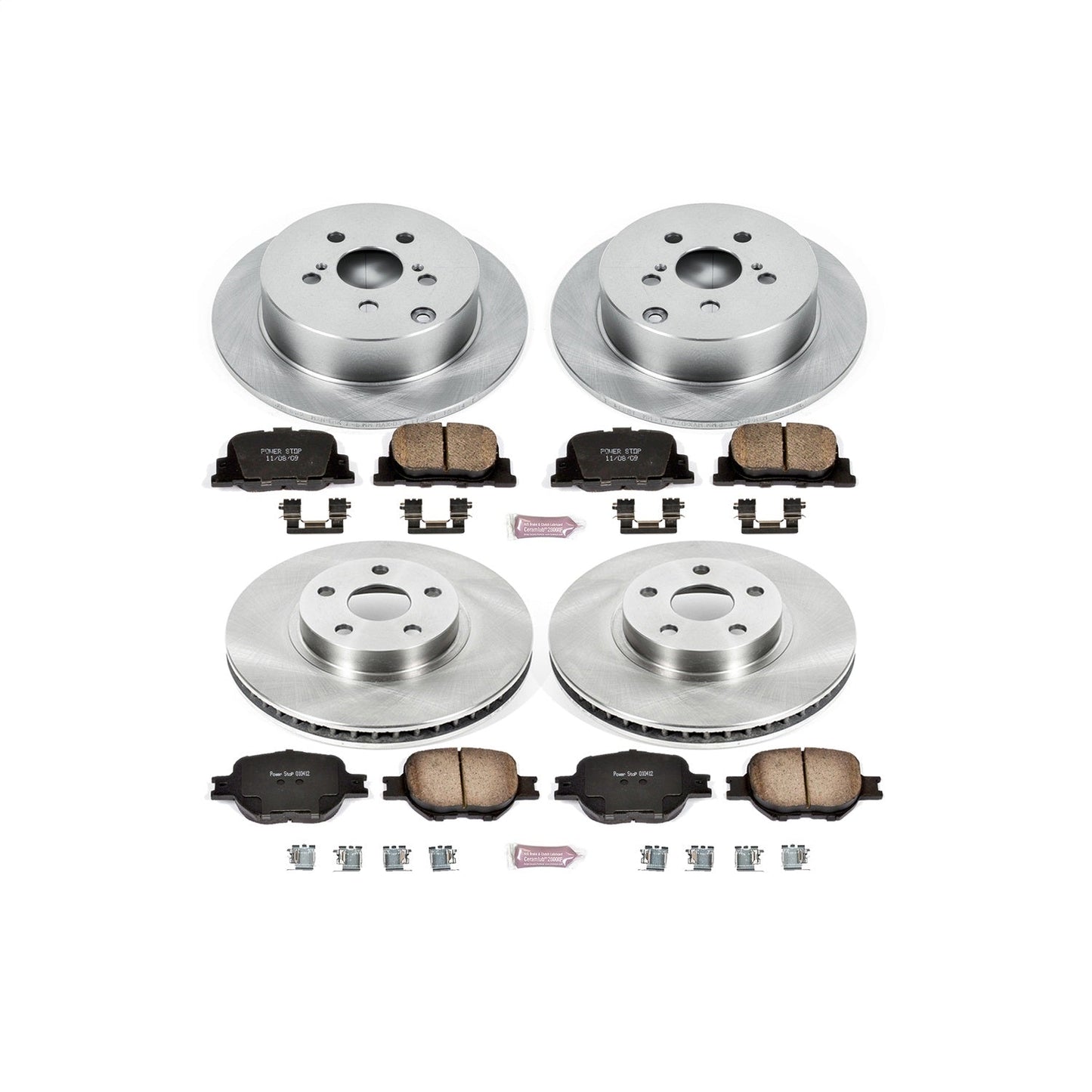 PowerStop 05-10 Scion tC Front & Rear Autospecialty Brake Kit (KOE2315)