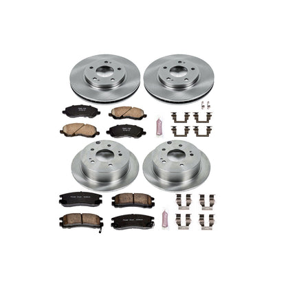 PowerStop 04-12 Mitsubishi Galant Front & Rear Autospecialty Brake Kit (KOE2395)