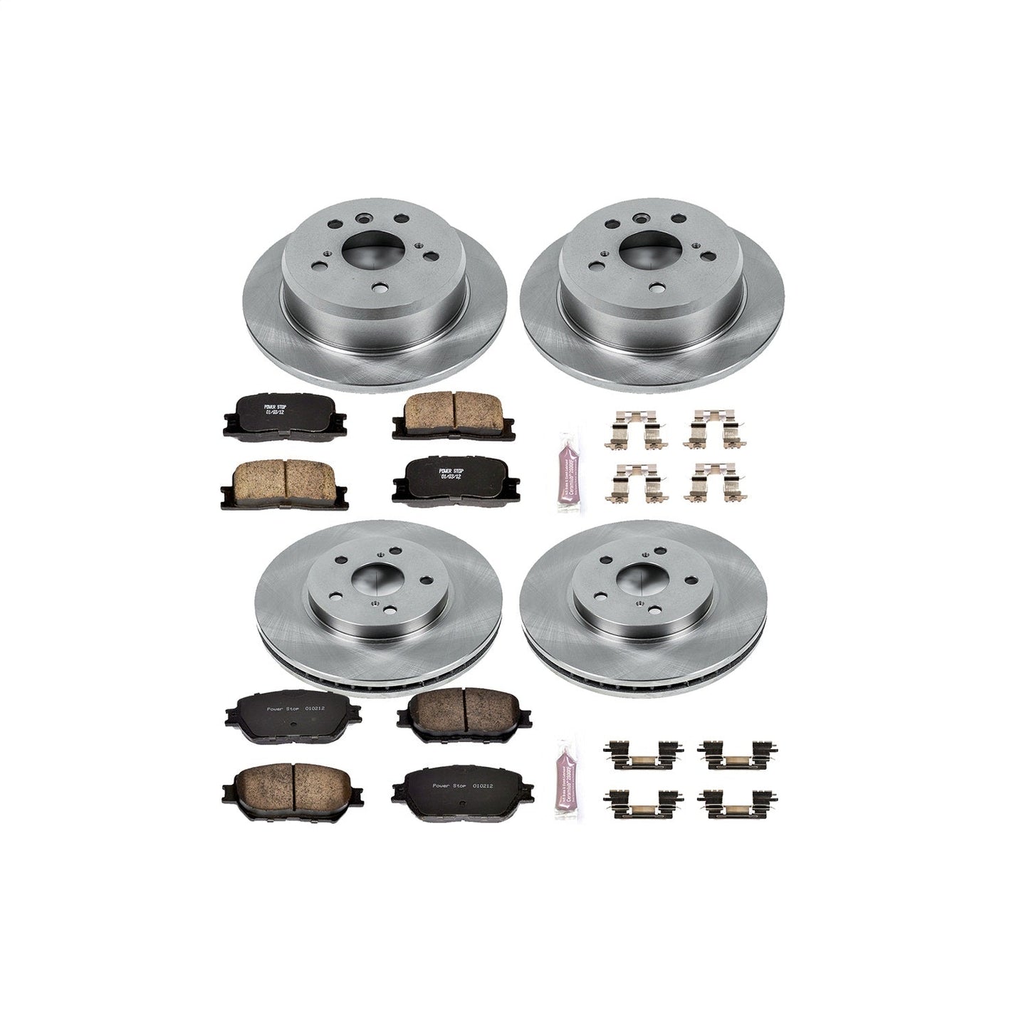 PowerStop 2002 Toyota Camry Front & Rear Autospecialty Brake Kit (KOE2416)