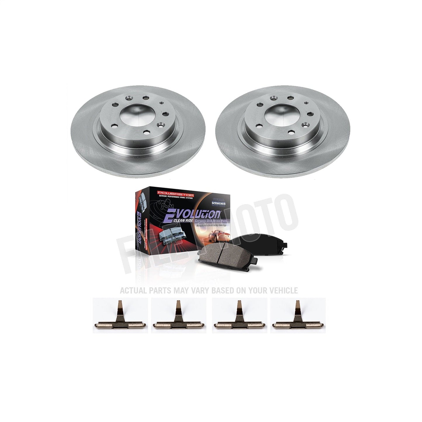 PowerStop 98-02 Mazda 626 Rear Autospecialty Brake Kit (KOE2453)