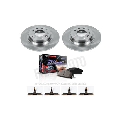 PowerStop 98-02 Mazda 626 Rear Autospecialty Brake Kit (KOE2453)