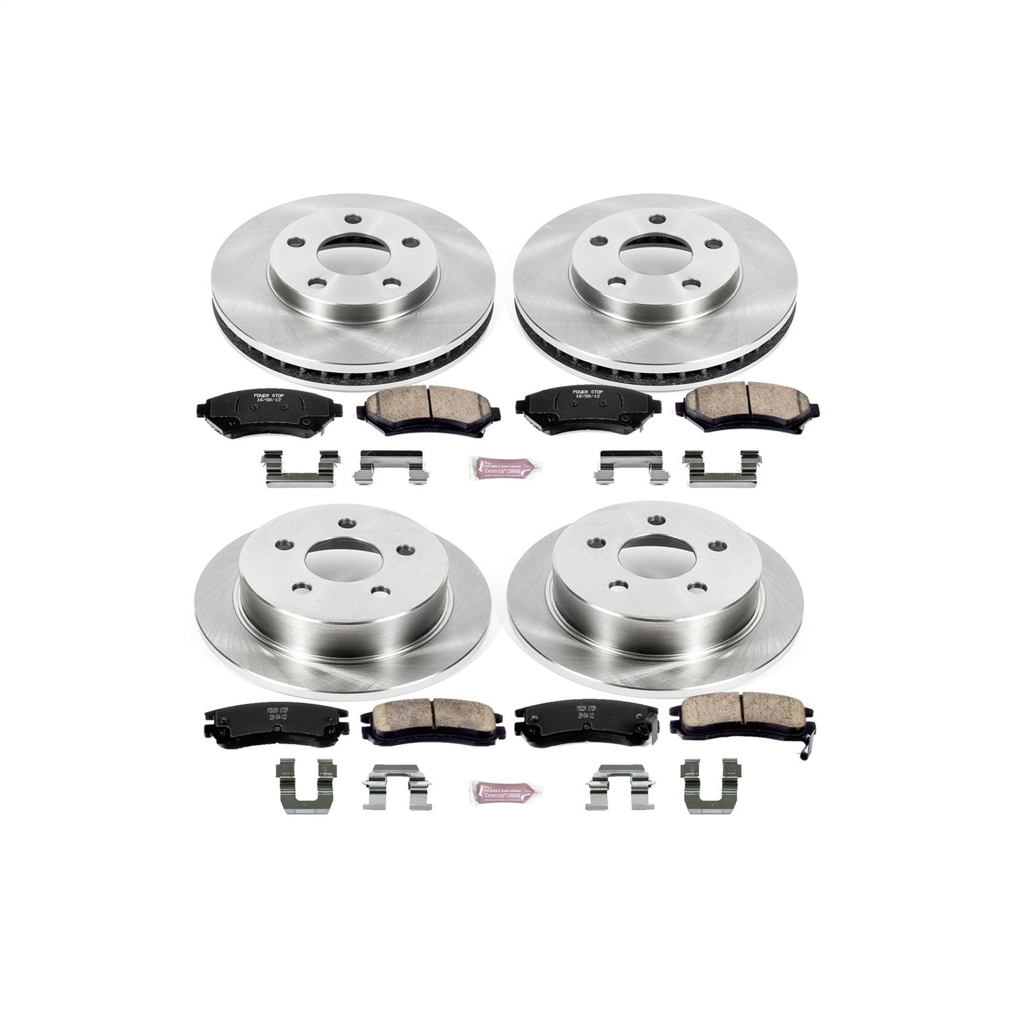 PowerStop 04-05 Buick Century Front & Rear Autospecialty Brake Kit (KOE2554)