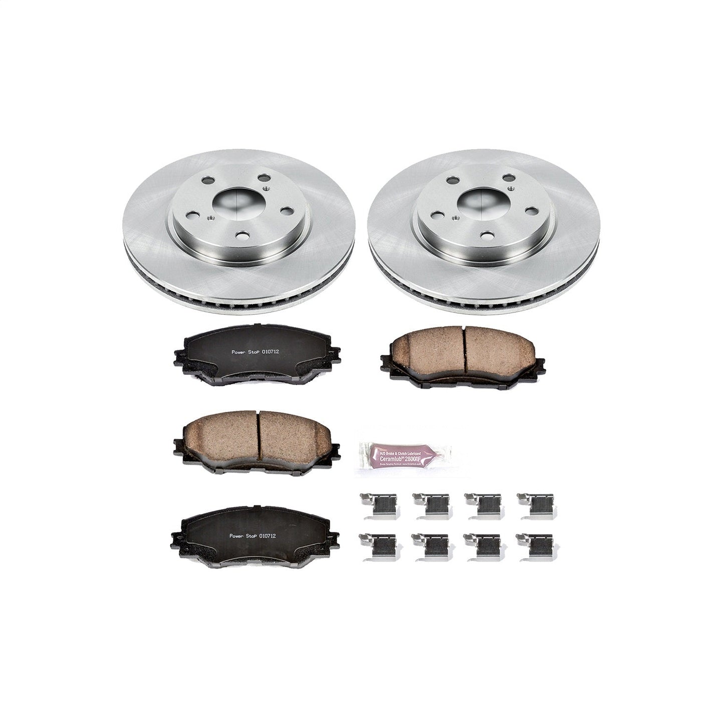 PowerStop 10-12 Lexus HS250h Front Autospecialty Brake Kit (KOE258)