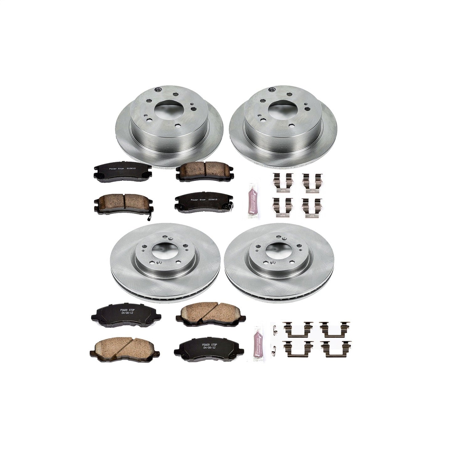 PowerStop 06-12 Mitsubishi Eclipse Front & Rear Autospecialty Brake Kit (KOE2711)