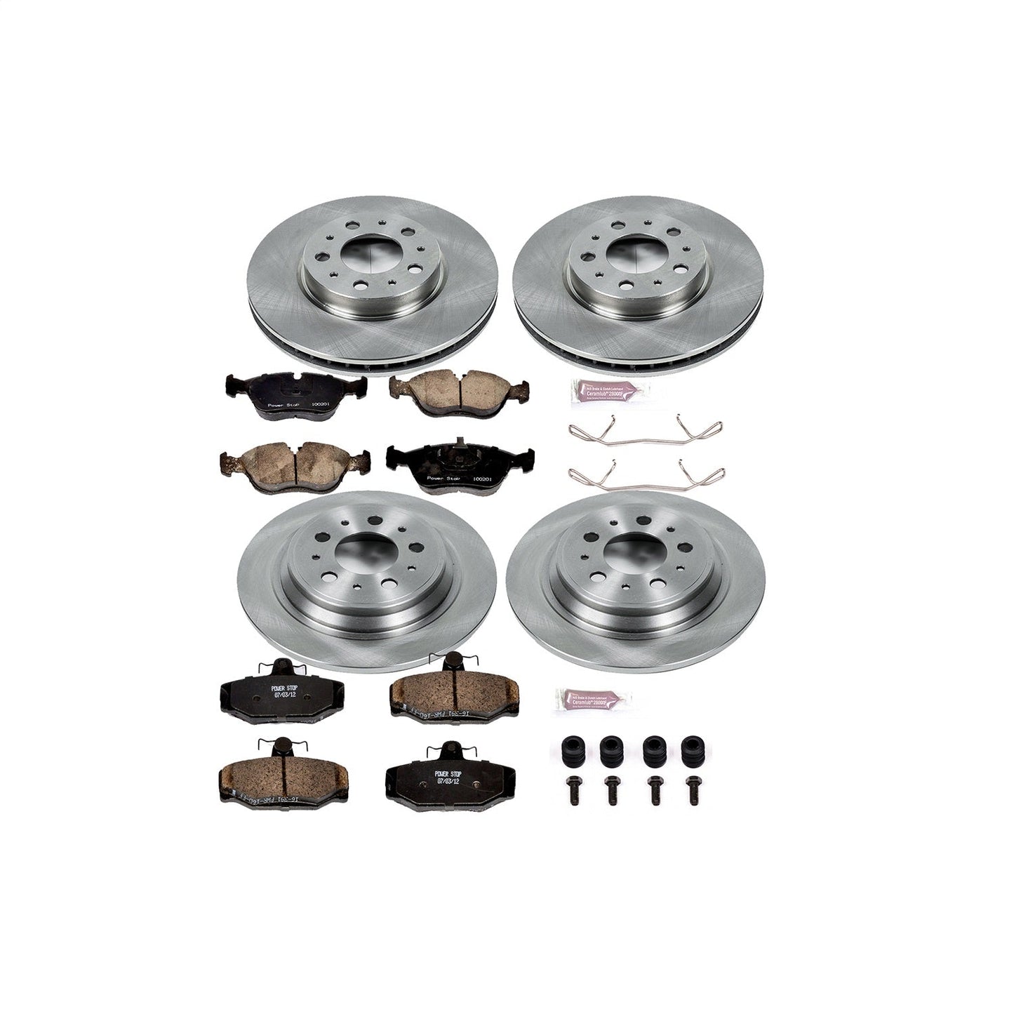 PowerStop 98-99 Volvo V70 Front & Rear Autospecialty Brake Kit (KOE2736)