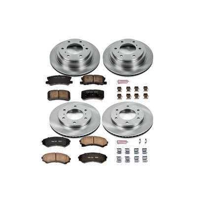 PowerStop 01-06 Mitsubishi Montero Front & Rear Autospecialty Brake Kit (KOE2755)