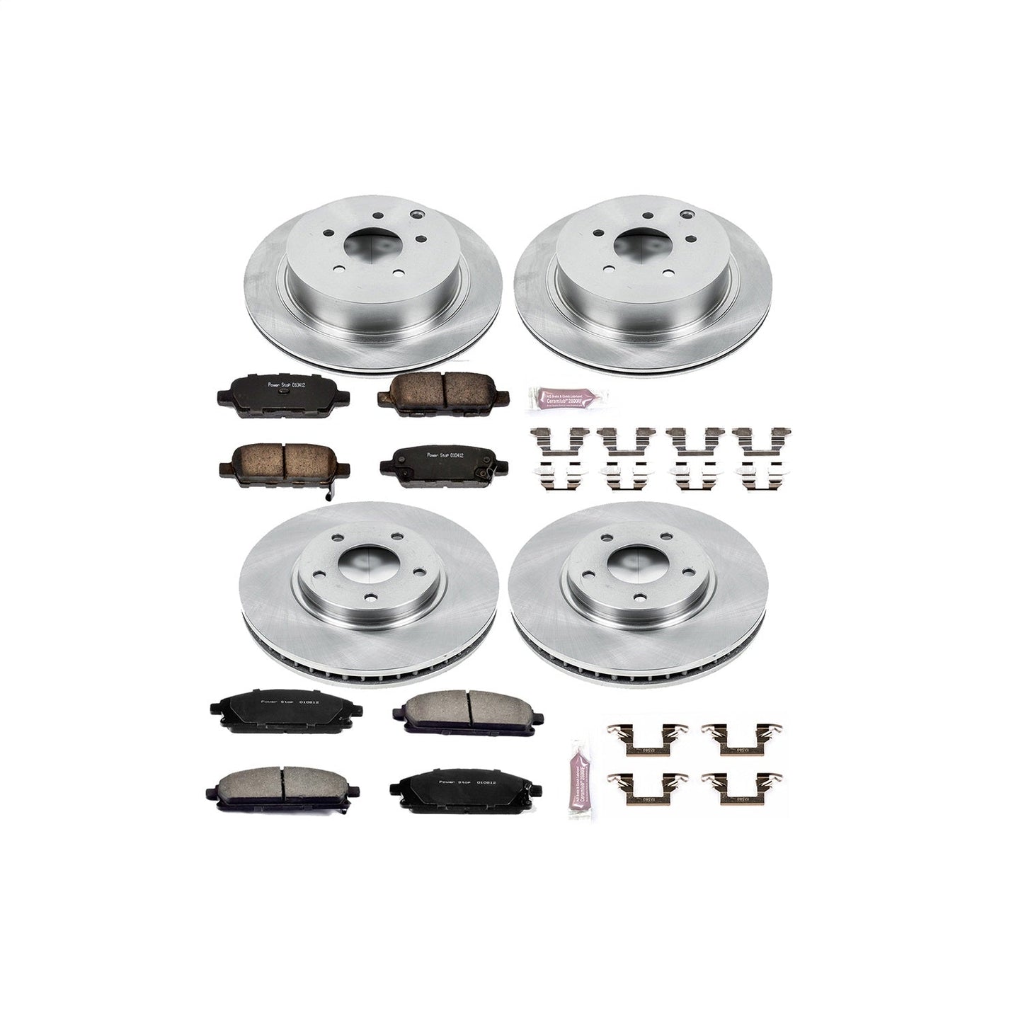 PowerStop 04-09 Nissan Quest Front & Rear Autospecialty Brake Kit (KOE2766)