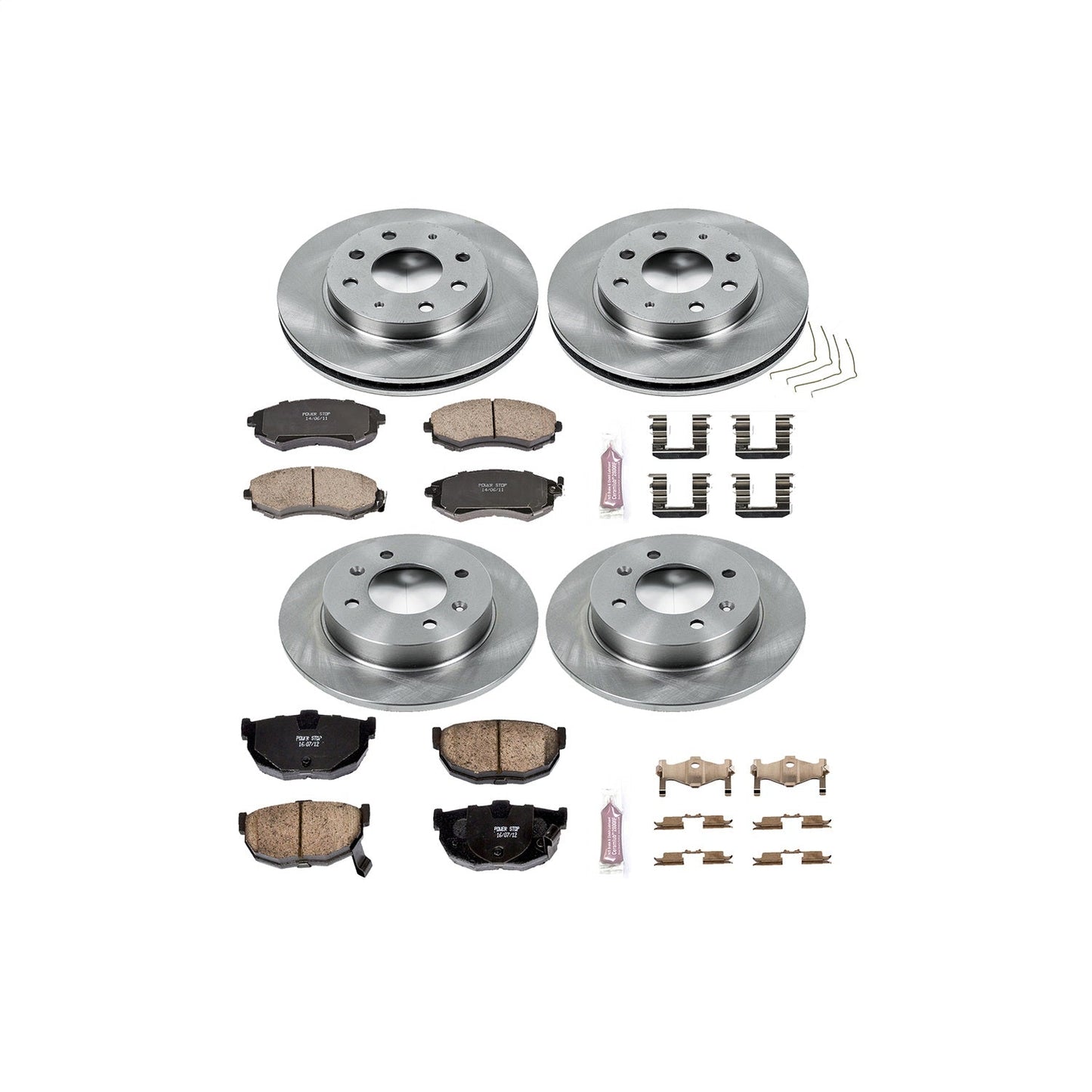PowerStop 98-01 Hyundai Elantra Front & Rear Autospecialty Brake Kit (KOE2778)