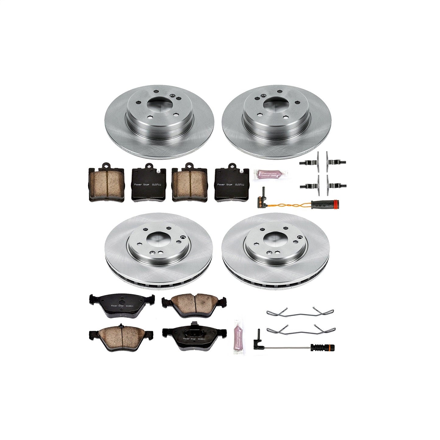 PowerStop 00-02 Mercedes-Benz CLK320 Front & Rear Autospecialty Brake Kit (KOE2786)