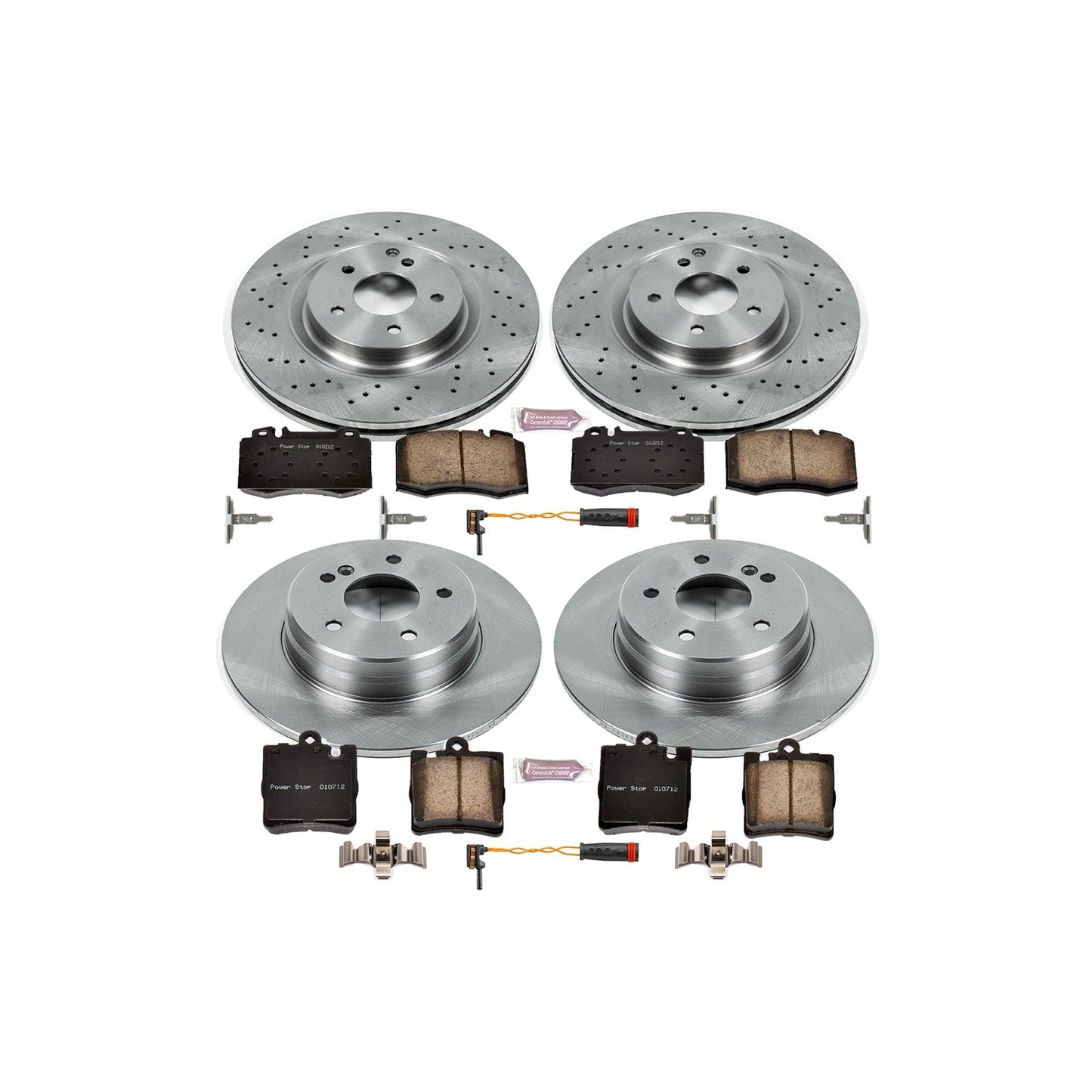 PowerStop 2004 Mercedes-Benz C230 Front & Rear Autospecialty Brake Kit (KOE2791)