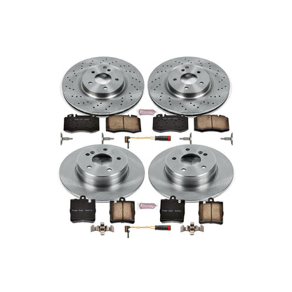 PowerStop 2004 Mercedes-Benz C230 Front & Rear Autospecialty Brake Kit (KOE2791)