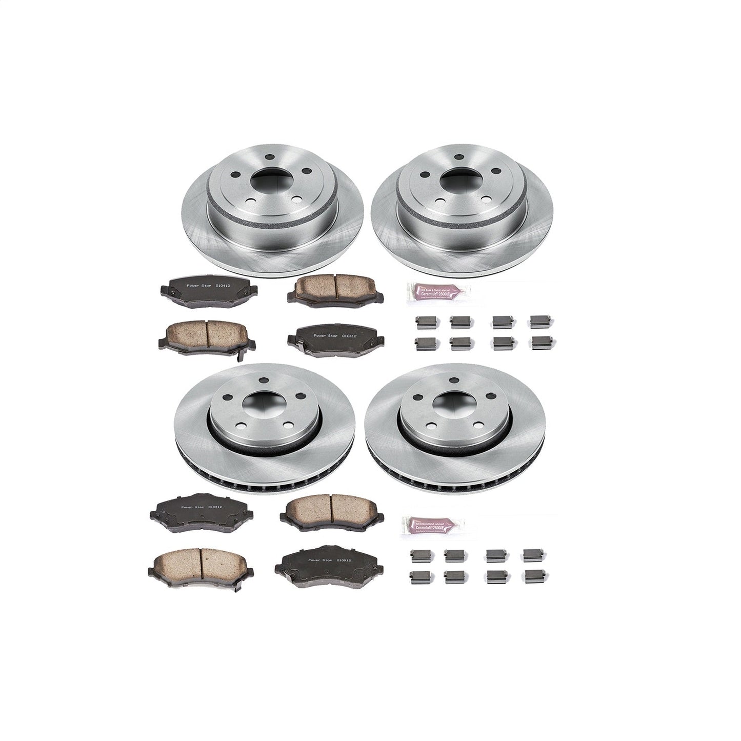 PowerStop 07-17 Jeep Wrangler Front & Rear Autospecialty Brake Kit (KOE2798)