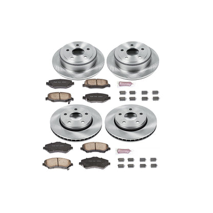 PowerStop 07-17 Jeep Wrangler Front & Rear Autospecialty Brake Kit (KOE2798)