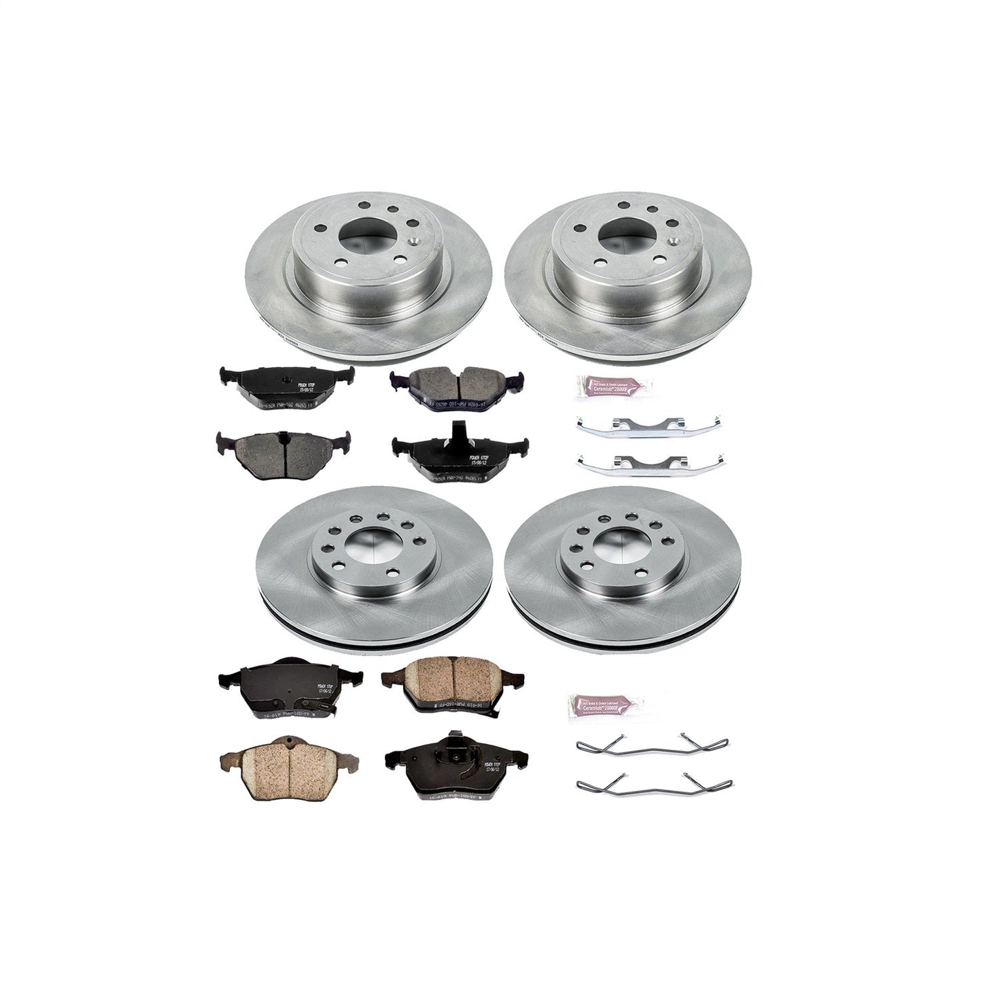 PowerStop 99-06 Saab 9-5 Front & Rear Autospecialty Brake Kit (KOE2808)