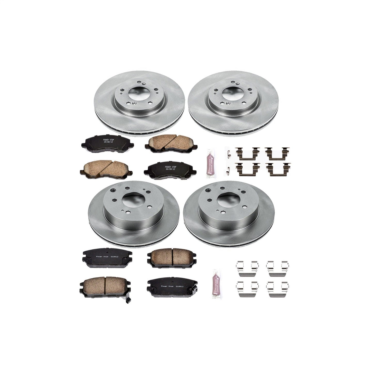 PowerStop 06-12 Mitsubishi Eclipse Front & Rear Autospecialty Brake Kit (KOE2809)