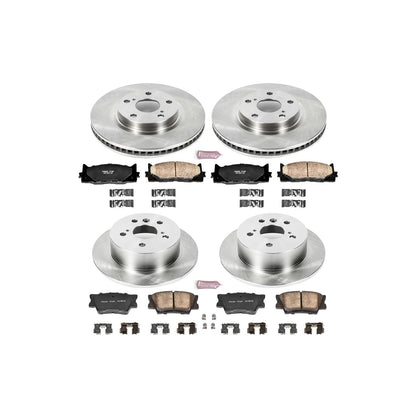PowerStop 07-12 Lexus ES350 Front & Rear Autospecialty Brake Kit (KOE2822)
