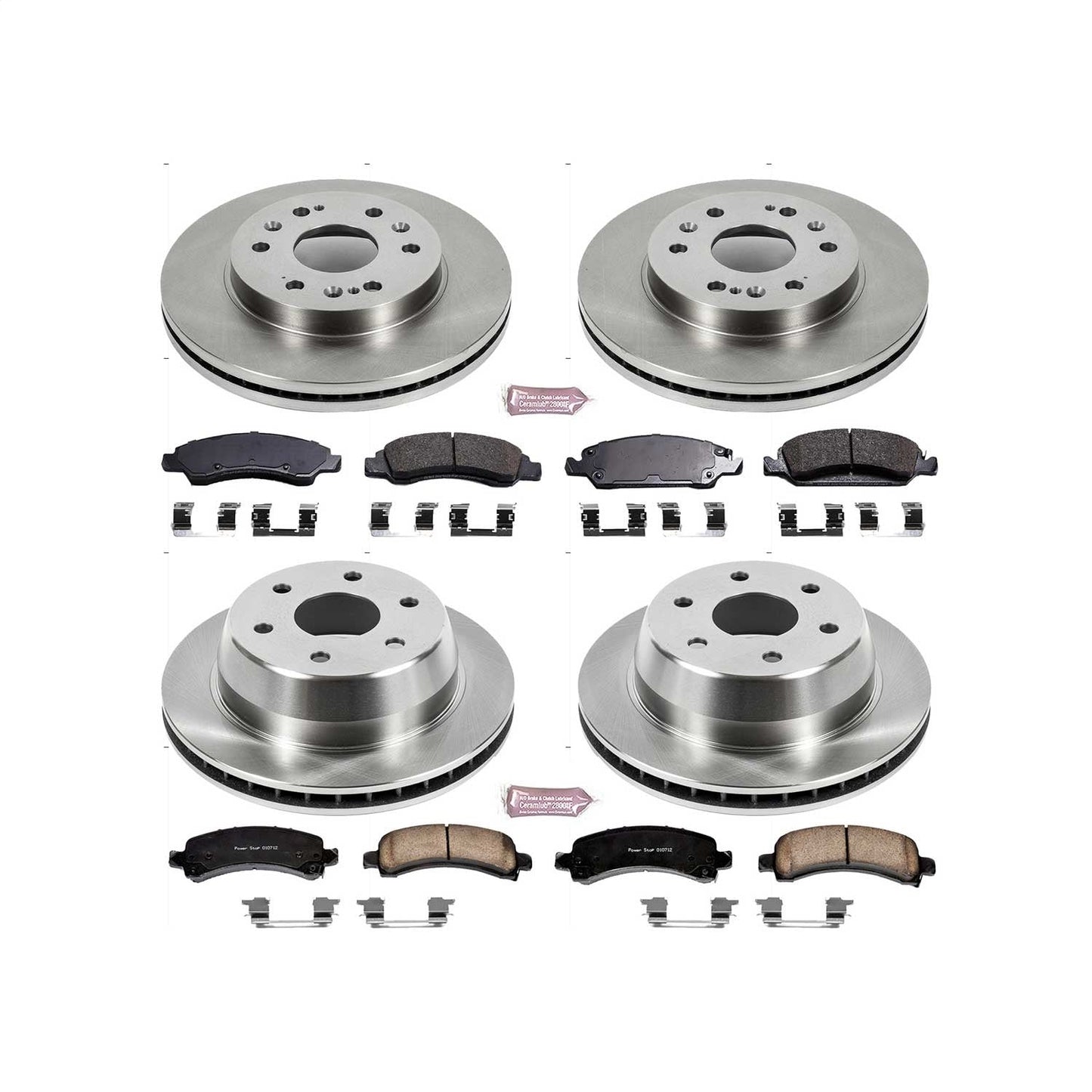 PowerStop 09-14 Chevrolet Express 1500 Front & Rear Autospecialty Brake Kit (KOE2826)