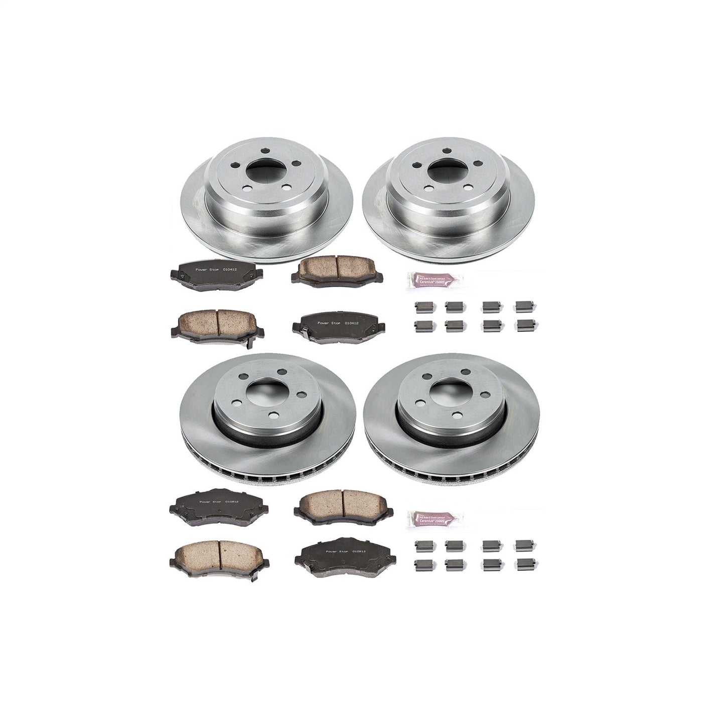 PowerStop 07-11 Dodge Nitro Front & Rear Autospecialty Brake Kit (KOE2832)