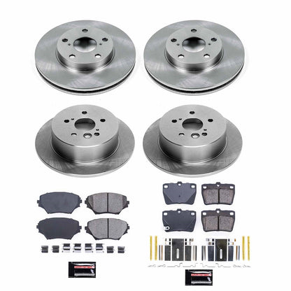 PowerStop 04-05 Toyota RAV4 Front & Rear Autospecialty Brake Kit (KOE2842)