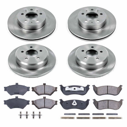 PowerStop 96-97 Ford Crown Victoria Front & Rear Autospecialty Brake Kit (KOE2859)