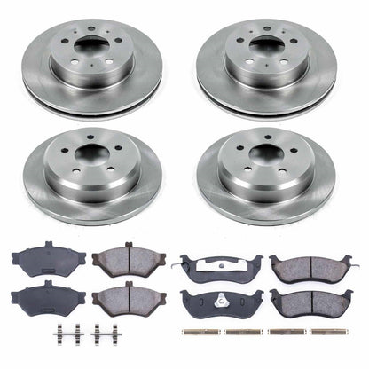 PowerStop 96-97 Ford Crown Victoria Front & Rear Autospecialty Brake Kit (KOE2860)