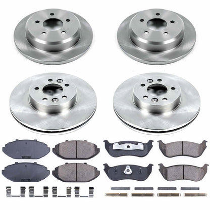 PowerStop 98-02 Ford Crown Victoria Front & Rear Autospecialty Brake Kit (KOE2861)