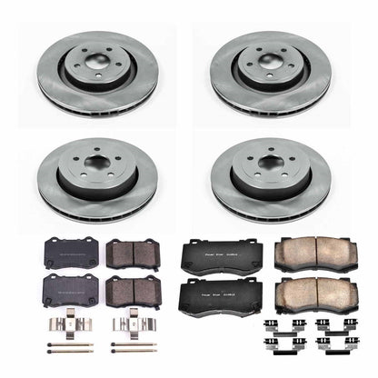 PowerStop 06-10 Jeep Grand Cherokee Front & Rear Autospecialty Brake Kit (KOE2876)