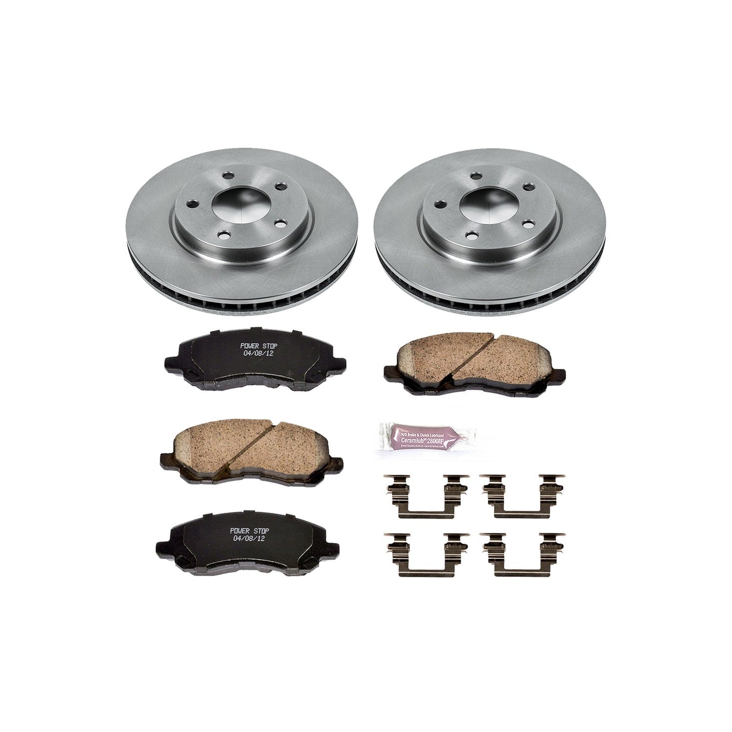 PowerStop 07-12 Dodge Caliber Front Autospecialty Brake Kit (KOE2992)