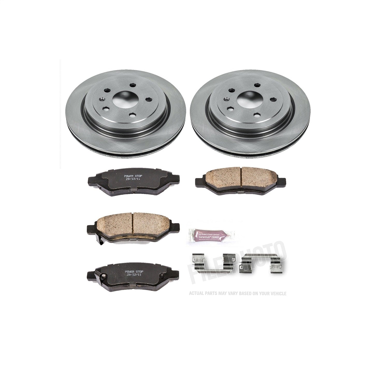 PowerStop 08-14 Cadillac CTS Rear Autospecialty Brake Kit (KOE3072)