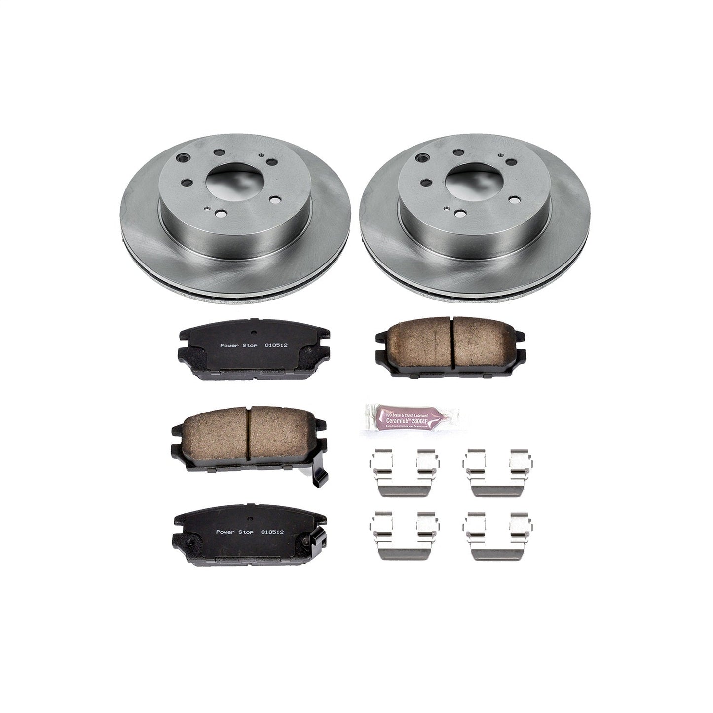 PowerStop 06-12 Mitsubishi Eclipse Rear Autospecialty Brake Kit (KOE3079)