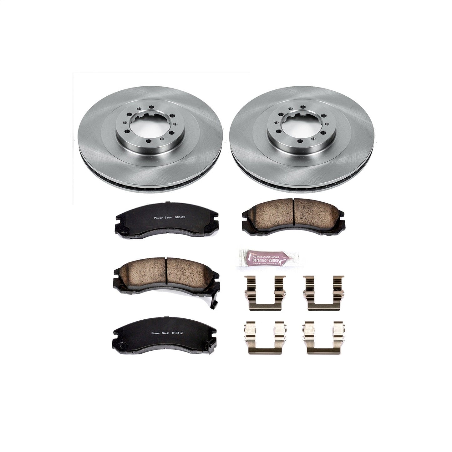 PowerStop 00-04 Mitsubishi Montero Sport Front Autospecialty Brake Kit (KOE3091)