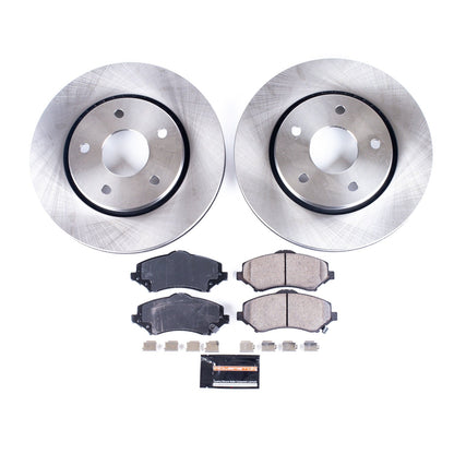 PowerStop 08-16 Chrysler Town & Country Front Autospecialty Brake Kit (KOE3118)