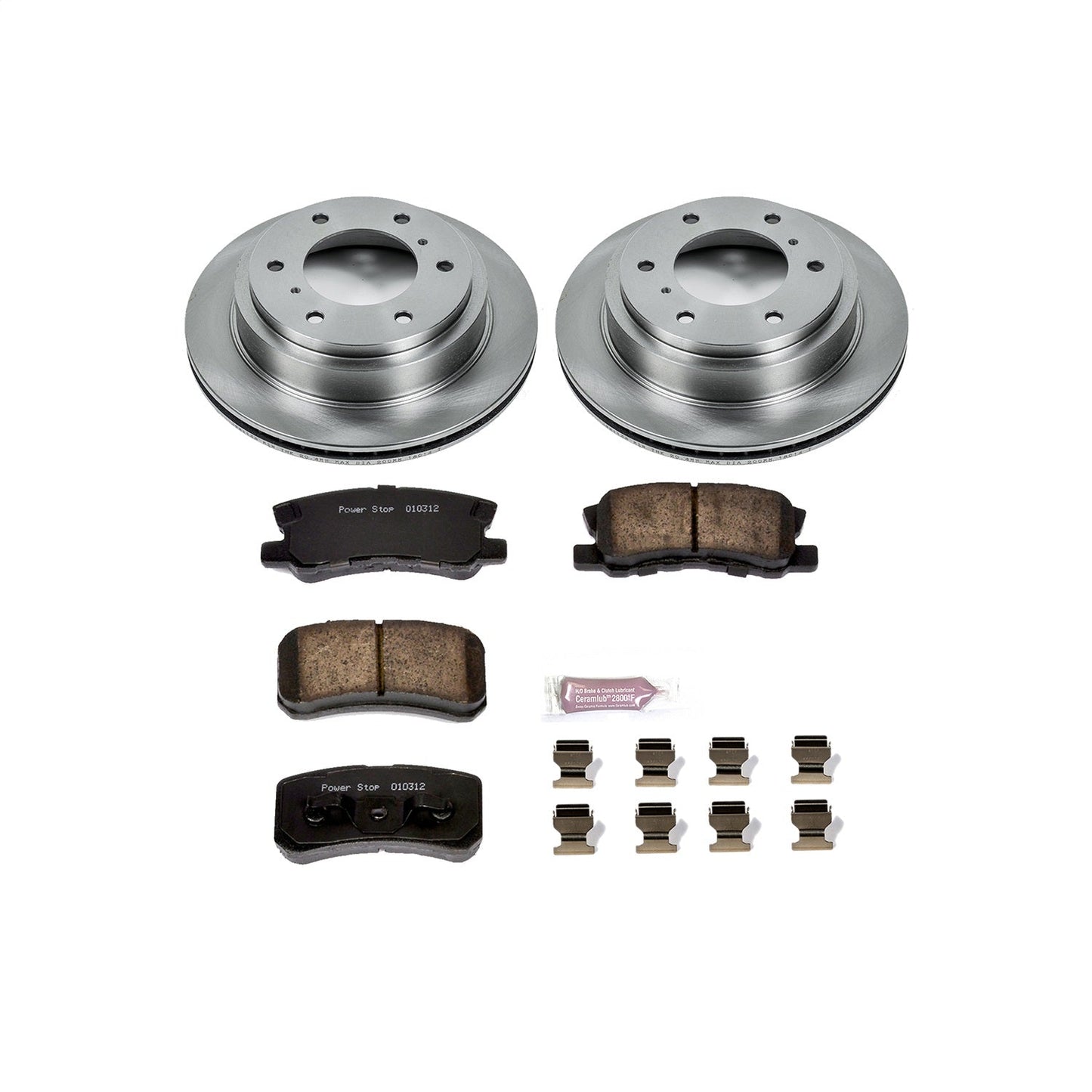 PowerStop 01-06 Mitsubishi Montero Rear Autospecialty Brake Kit (KOE3119)