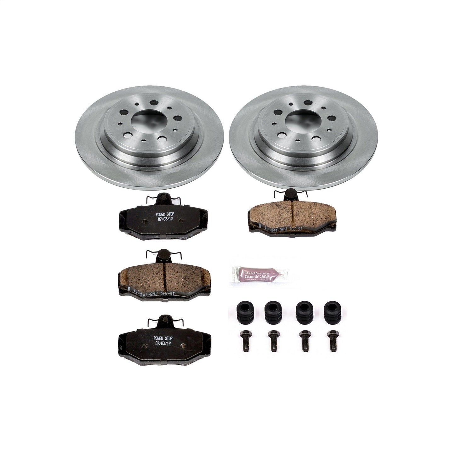 PowerStop 99-00 Volvo S70 Rear Autospecialty Brake Kit (KOE3139)