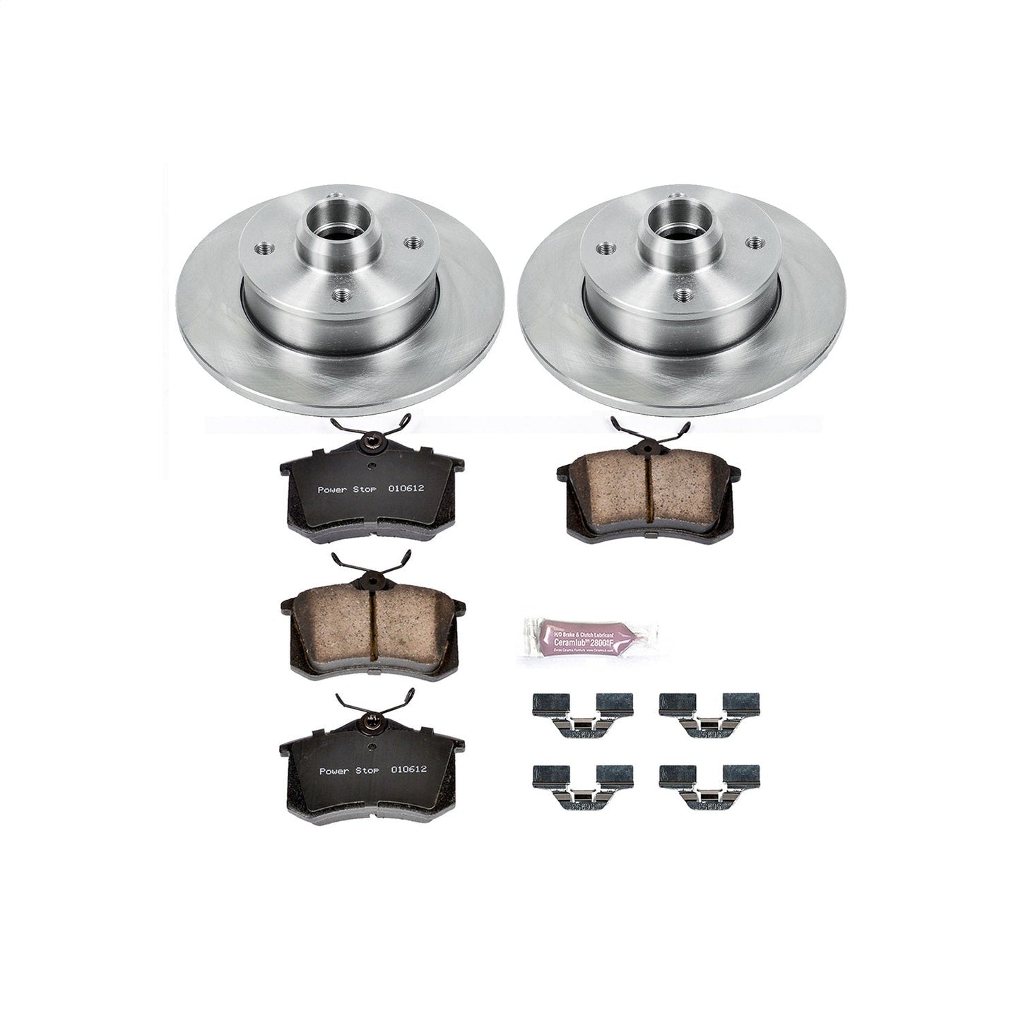 PowerStop 99-02 Volkswagen Cabrio Rear Autospecialty Brake Kit (KOE369)