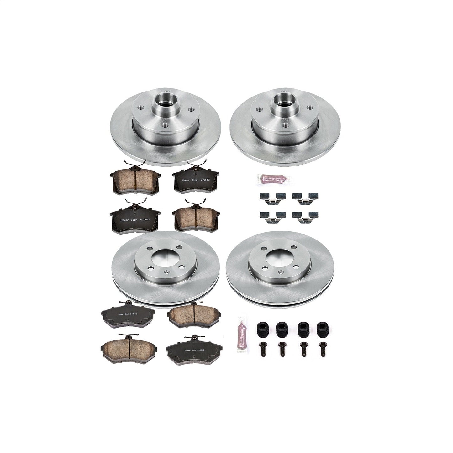 PowerStop 99-02 Volkswagen Cabrio Front & Rear Autospecialty Brake Kit (KOE375)