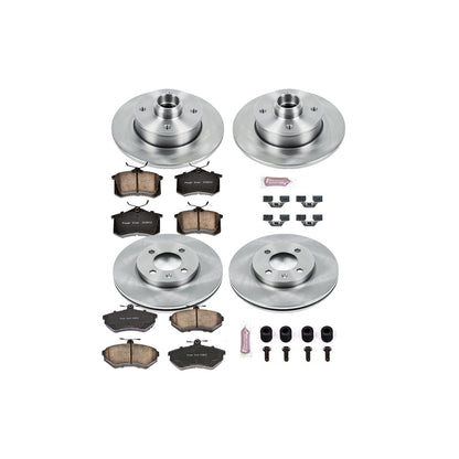 PowerStop 99-02 Volkswagen Cabrio Front & Rear Autospecialty Brake Kit (KOE375)