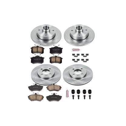 PowerStop 95-97 Volkswagen Passat Front & Rear Autospecialty Brake Kit (KOE376)