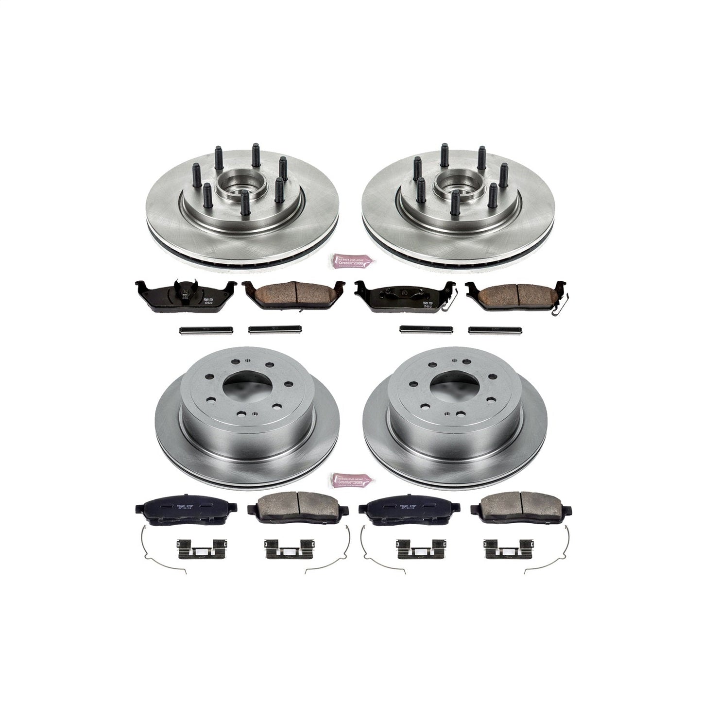 PowerStop 06-08 Lincoln Mark LT Front & Rear Autospecialty Brake Kit (KOE4005)