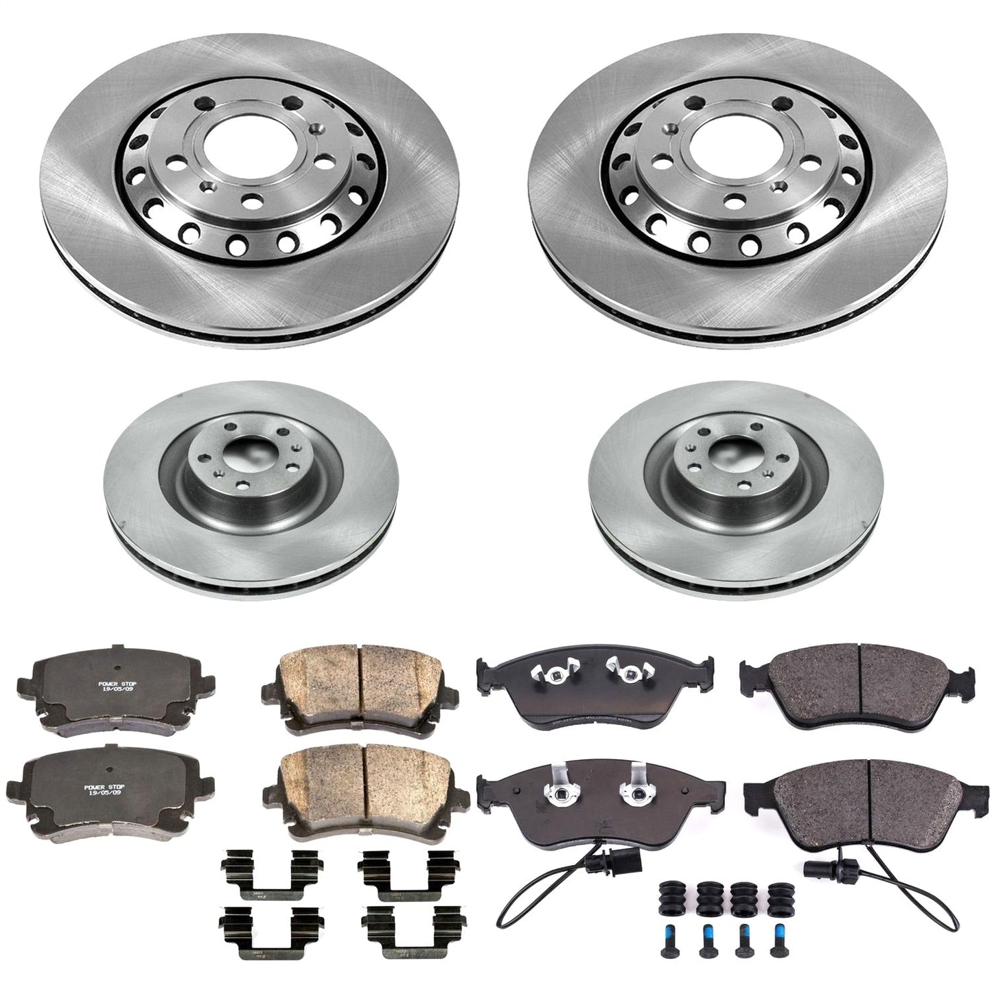 PowerStop 03-10 Audi A8 Quattro Front & Rear Autospecialty Brake Kit (KOE4008)