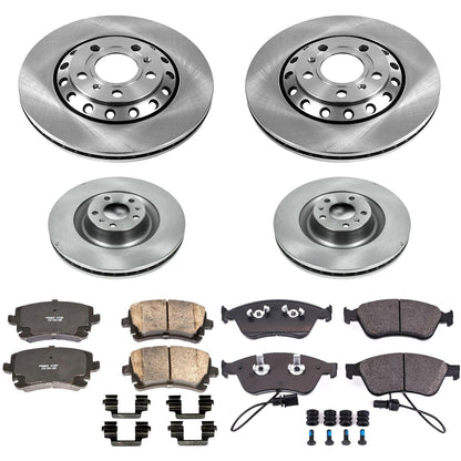 PowerStop 03-10 Audi A8 Quattro Front & Rear Autospecialty Brake Kit (KOE4008)