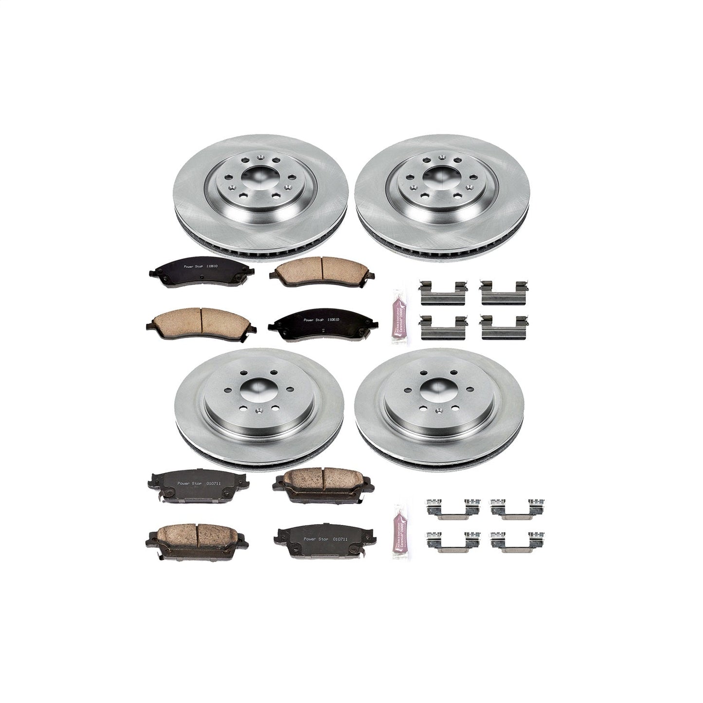 PowerStop 04-09 Cadillac SRX Front & Rear Autospecialty Brake Kit (KOE4014)