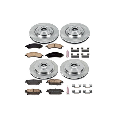 PowerStop 04-09 Cadillac SRX Front & Rear Autospecialty Brake Kit (KOE4014)