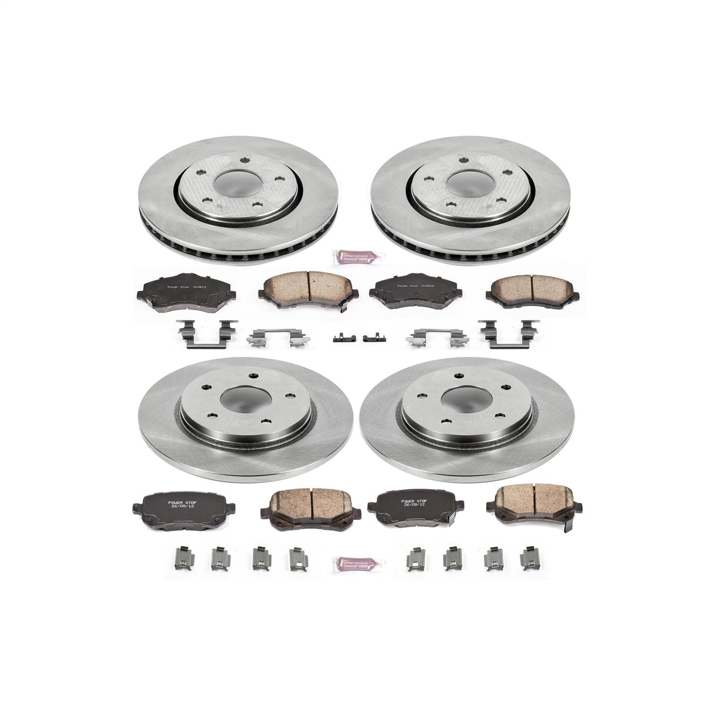 PowerStop 08-12 Chrysler Town & Country Front & Rear Autospecialty Brake Kit (KOE4015)