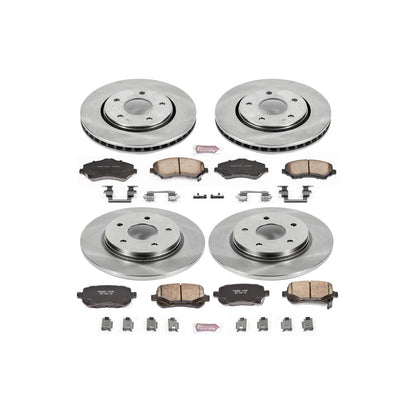 PowerStop 08-12 Chrysler Town & Country Front & Rear Autospecialty Brake Kit (KOE4015)